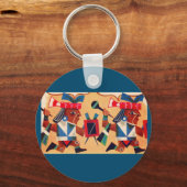 Azteken Schlüsselanhänger (Vorderseite)