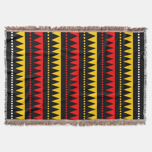 Azteken - Schwarze, Rote, Bernsteine und Weiße Decke (Vorderseite)