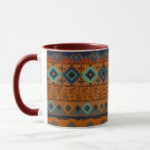 Azteken-Stammesmuster. Tasse (Links)