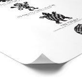 Azteken-Symbole Poster (Ecke)