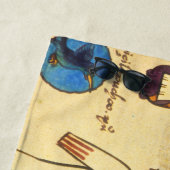 Aztekencodex-Tuch Strandtuch (Beispiel)