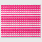 Aztekengebirge - Neon Red on White Geschenkpapier (Flach)