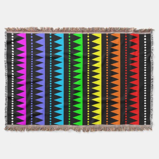 Aztekengebirge - Regenbogen 02 Decke (Vorderseite)