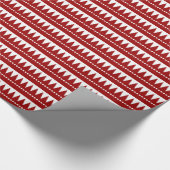 Aztekengebirge - Ruby on White Geschenkpapier (Ecke)