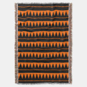 Aztekengebirge - Schwarz und Orange Decke (Vorderseite Vertikal)