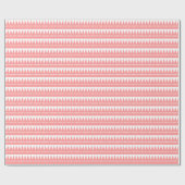 Aztekengebirge - Weiß rosa Geschenkpapier (Flach)