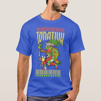 Aztekengott der Sonne Tonatiuh T-Shirt