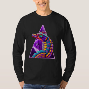 Aztekengott Quetzalcoatl Coole Schlange Drache Ink T-Shirt