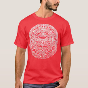 Aztekenkalender Kalender der mesoamerikanischen Ku T-Shirt