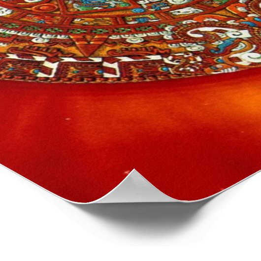 Aztekenkalender Poster (Ecke)