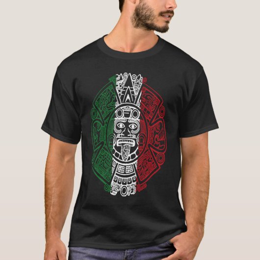 Aztekenkalender T-Shirt (Vorderseite)