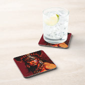 Aztekenkrieger, Aztekenkultur, Maya-Kultur Getränkeuntersetzer (Rechte Seite)