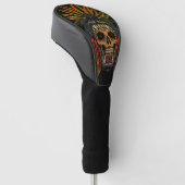 Aztekenkrieger Golf Headcover (angewinkelt)