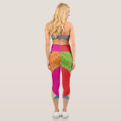 Aztekenkultur Capri Leggings (Rückseite)