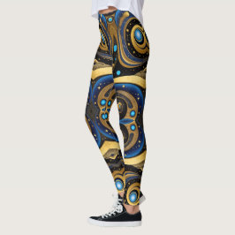 Aztekenkunst, lebendig, die Kultur reflektiert Leggings