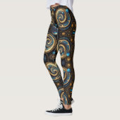 Aztekenkunst, lebendig, die Kultur reflektiert Leggings (Links)