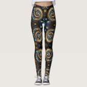 Aztekenkunst, lebendig, die Kultur reflektiert Leggings (Vorderseite)