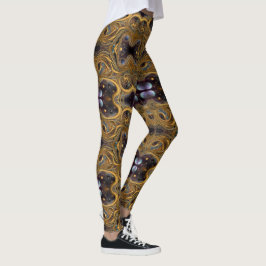 Aztekenkunst, lebendig, die Kultur reflektiert Leggings