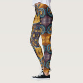 Aztekenkunst, lebendig, die Kultur reflektiert Leggings (Links)