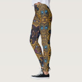 Aztekenkunst, lebendig, die Kultur reflektiert Leggings (Links)