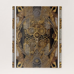 Aztekenkunst reich und lebendig puzzle