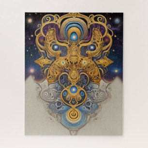 Aztekenkunst reich und lebendig puzzle