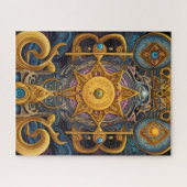 Aztekenkunst reich und lebendig puzzle (Horizontal)