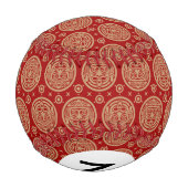 Aztekenmuster Baseball (Rückseite)