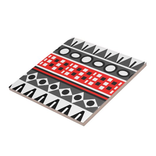 Aztekenmuster Fliese (Seite)