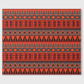 Aztekenmuster Geschenkpapier (Flach)