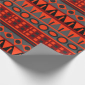 Aztekenmuster Geschenkpapier (Ecke)