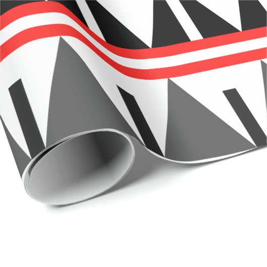 Aztekenmuster Geschenkpapier (Rolleneckpunkt)