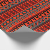 Aztekenmuster Geschenkpapier (Ecke)