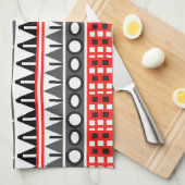 Aztekenmuster Handtuch (Viertel Falte)