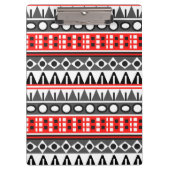 Aztekenmuster Klemmbrett (Vorderseite)