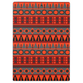 Aztekenmuster Klemmbrett (Rückseite)