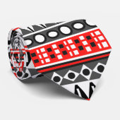 Aztekenmuster Krawatte (Gerollt)