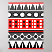 Aztekenmuster Poster (Vorne)