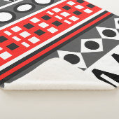 Aztekenmuster Sherpadecke (3/4)