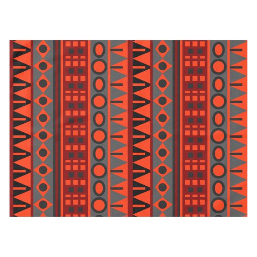 Aztekenmuster Tischdecke (Vorderseite (Horizontal))