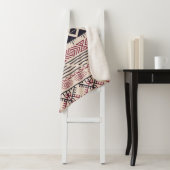 Aztekenmuster. Vintager StammesHintergrund Sherpadecke (Beispiel)