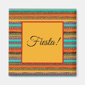 Aztekenstreifen "Fiesta" Magnet (Vorne)
