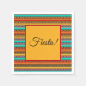 Aztekenstreifen "Fiesta" Serviette (Vorderseite)
