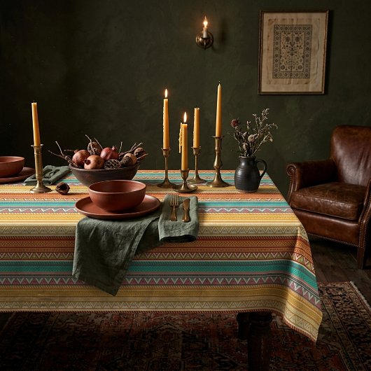 Aztekenstreifen Tischdecke