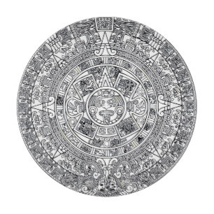 AZTEKISCH ODER MEXICA mexikanisch Schneidebrett