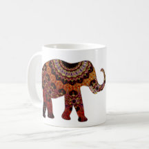 Bunter Elefant Tassen Zazzle De