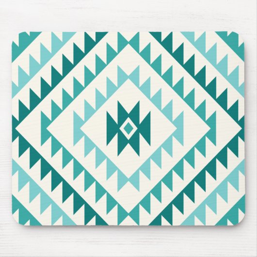 Aztekische Entwurfs-Knickenten u. Creme des Mousepad (Vorne)