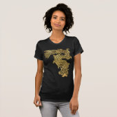 Aztekische Goldschlange T-Shirt (Vorne ganz)