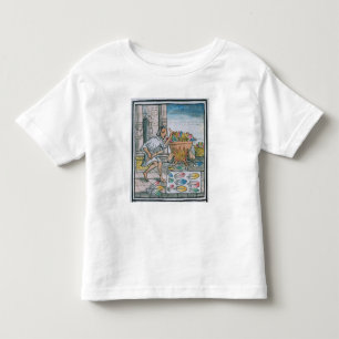 Aztekische Handwerker, die Federn färben Kleinkind T-shirt