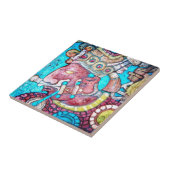 Aztekische indische Mayatempel Fliese Entlastung (Seite)